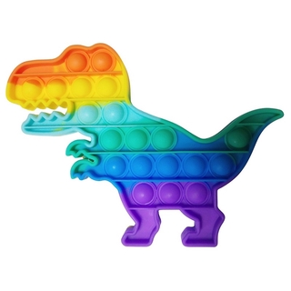 Rainbow Pop It Fidget Juguetes Empuje Burbuja Sensorial Squishy Alivio Del Estrés Autismo Necesidades Anti-Para Niños Adultos (8)