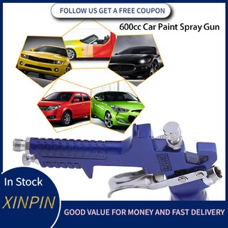 [XiNP] Mm boquilla 600CC coche alimentación gravedad HVLP pintura de aire pistola de pulverización Kit de herramientas