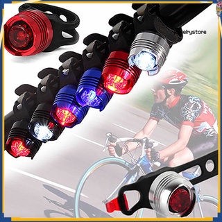 Jw-Bicicleta bicicleta LED delantera trasera casco Flash luz de advertencia de seguridad