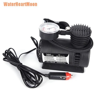 (WaterHeartMoon) 300PSI 12V portátil Mini compresor de aire Auto coche ElectricTire bomba de inflador de aire (7)