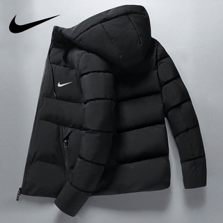 ! ¡Nike! Abrigo cálido para hombre y con capucha Simple pareja Popular Logo Top (2)