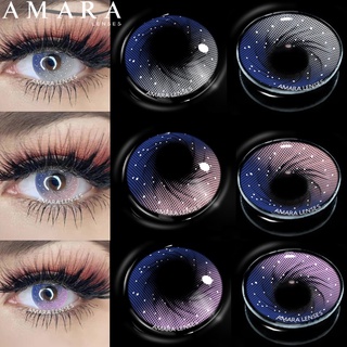 Lentes de contacto AMARA KING series beauty 1 par de lentes de color natural cómodos