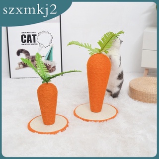 Más lindo divertido Sisal cuerda gato rascador de zanahoria DIY rascador gato escalada marco