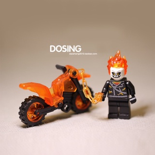 Lego Minifigures Da030 Ghost Rider Motocicleta Bloques De Construcción Juguetes (1)