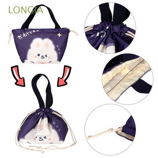 LONGIA Insulated Tote Food Bags Cute Lunch Storage Bag Student Lunch Box Portable Waterproof Kawaii Bear Picnic Dinner Container (1)