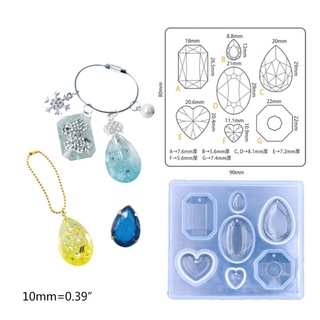 du moldes de resina de silicona/taza medidora/pendientes colgantes/herramientas para hacer joyas (2)