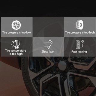 Universal Car Tire Tyre Pressure Monitoring System w/4External Sensor TPMS