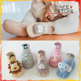Calcetines de piso para bebé/niños/calcetines antideslizantes de cuero/Prewalker