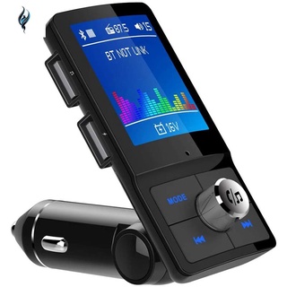 Bc45 reproductor De Mp3 Bluetooth transmisor Fm inalámbrico Dual Usb De coche cargador De 1.8 pulgadas Lcd pantalla a color Receptor De audio