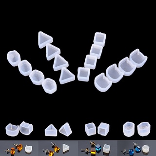 dopinkmay - molde de silicona transparente para hacer joyas, pendientes, bricolaje, moldes de resina