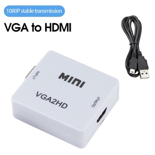 vga a hdmi convertidor vga2hdmi adaptador vga a hdmi ordenador a pantalla de tv 1080p etui