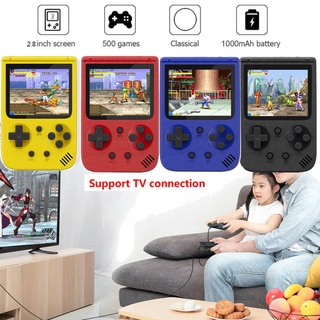 【New arrival】 Retro Mini Handheld Video Games Console Game Built-in 500 Classic Games Gift bigfrog1_co (2)