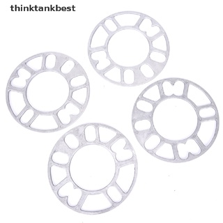 th2co 4 pzs espaciadores universales de rueda de aluminio de aleación de 3 mm para rueda de 4 y 5 pernos martijn