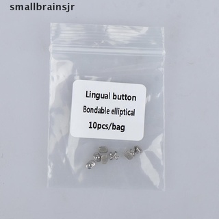 smbr 10 pc ortodoncia botón lingual de ortodoncia para la elipse adherible base de malla monoblock jr