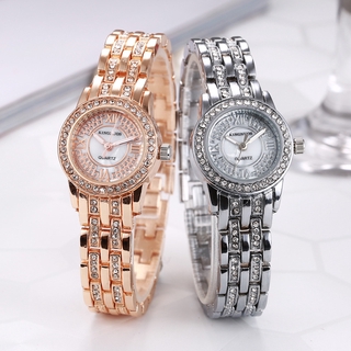Reloj Jinnuoshi De Alta calidad con correa Digital Romana De Diamante para mujer