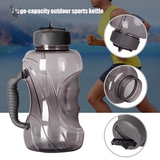 Y1zj L taza de agua de gran capacidad de deportes al aire libre botella de paja botella de agua con mango