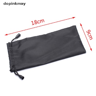 dopinkmay 1pc/set diseño aleatorio gafas de sol bolsa bolsa de limpieza de tela óptica gafas caso co