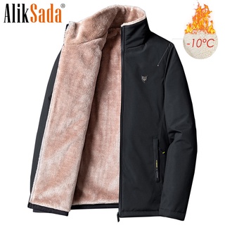 Parka clásica de lana gruesa para hombre, chaqueta cálida informal con bolsillos a prueba de viento, de talla grande 5XL, nueva de otoño