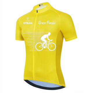 2021 Strava nuevos hombres Jersey de ciclismo manga corta Tops Jersey de bicicleta MTB camisa bicicleta de carretera equipo de verano deportes hombres ropa