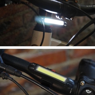 Tweettwitrtn luz Led recargable Usb Para Bicicleta/Ciclismo/seguridad