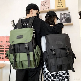 nueva mochila japonesa hombres y mujeres marea marca de gran capacidad estudiante de la universidad bolsa de viaje coreano moda