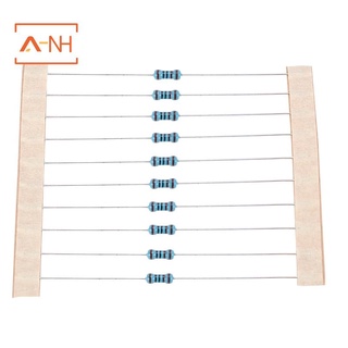 300pcs 10 -1m ohm 1/4w resistencia 1% metal film resistor kit