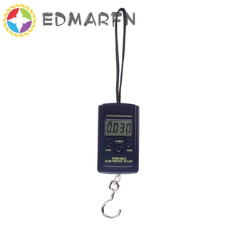 EDMARFN portátil 40 kg/10g electrónica colgante pesca Digital bolsillo gancho escala (9)