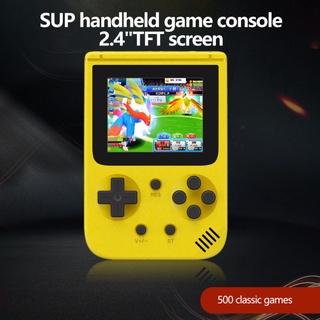 Consola de videojuegos retro Mini de mano con 500 juegos clásicos incorporados