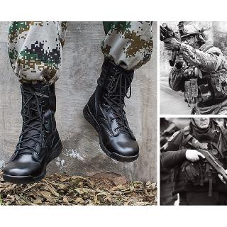 Cqb ultraligero botas de combate al aire libre botas militares del ejército de los hombres botas tácticas al aire libre senderismo combate Swat Boot Kasut tentera antideslizante zapatos de entrenamiento (6)