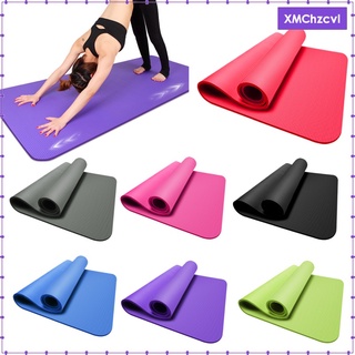 alfombrilla de yoga antideslizante extra gruesa para ejercicio fitness pilates pad con correa 72x24\\\\\\\'