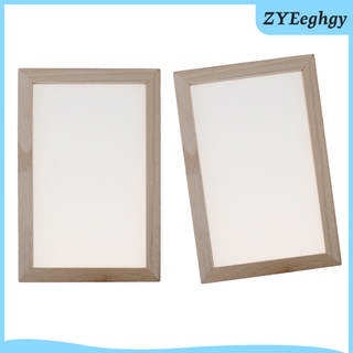 2 piezas de papel de madera para hacer moldes de marco para manualidades, 20 x 30 cm