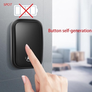 Spot autoalimentado inalámbrico hogar Ultra larga distancia inteligente electrónico Control remoto timbre