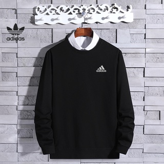Adidas Sweater Spring and Autumn Men's Round Neck Loose Casual Sports Long Sleeves