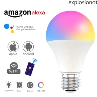 Lámpara Inteligente Wifi 15w Rgb + Cct Smart Trabajando Con Alexa Google Home explosionot
