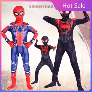 Halloween Cosplay Marvel Superhero Cosplay Spider Man/iron Man niños Spiderman medias rendimiento disfraz entrega rápida@spb