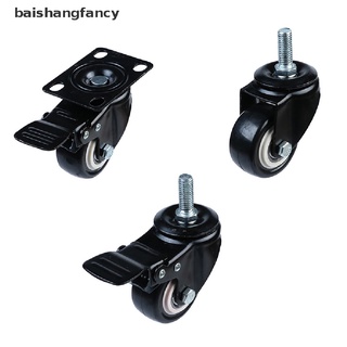 bsfc ruedas giratorias de poliuretano de servicio pesado de 2 pulgadas con placa superior de 360 grados