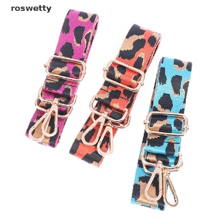 roswetty espesar color de las mujeres bolso accesorios leopardo impresión ajustable correa de hombro co