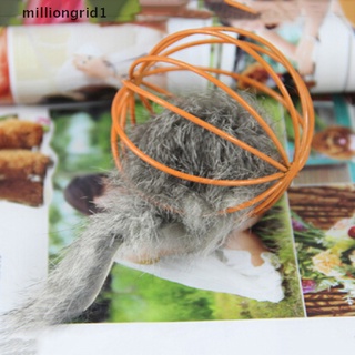 [milliongrid1] hot more play juguetes falso ratón en jaula de rata bola para mascota gato gatito regalo caliente