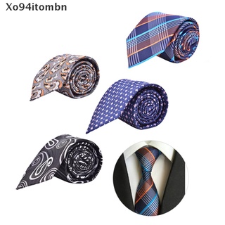 [xo94itombn] los hombres clásicos mezcla lazo de seda corbata verde rayas impresión de trabajo corbata traje cravat.