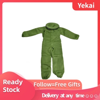 Yekai Bee ropa protectora de malla transpirable con sombrero de velo redondo desmontable para apicultor