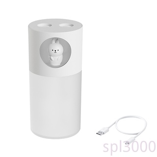 Spl-humidifier 270ml USB difusor de plástico 2W dibujos animados LED humidificador de aire para oficina en casa