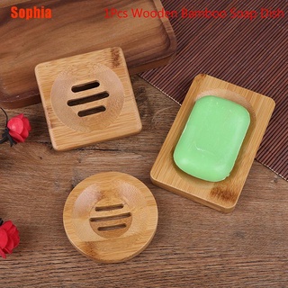 [Sophia] soporte de madera de bambú para baño, ducha, jabonera, soporte de almacenamiento