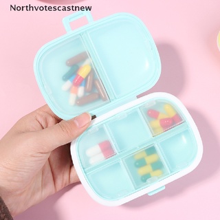 northvotescastnew 8grids pill box organizador de pastillas estuche semanal contenedor de almacenamiento de medicina tablet nvcn