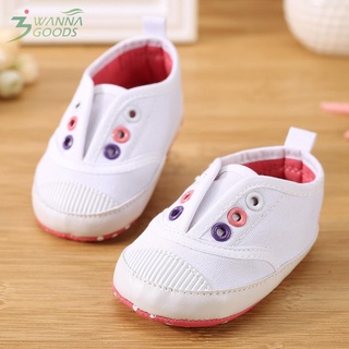 WALKERS lindo bebé niños niñas lona niño antideslizante zapatos deportivos primeros pasos