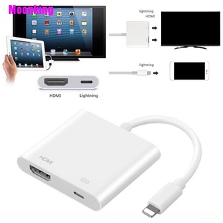 [Moonking] Lightning Digital AV adaptador de 8 pines Lightning a HDMI Cable para iPhone 8 7 X iPad (1)