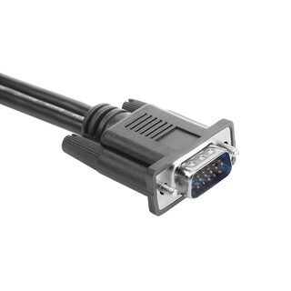 Moaj93 Cable Divisor VGA De Alta Calidad 1 Ordenador A Doble 2 Monitores Macho Hembra Adaptador De Alambre (1)