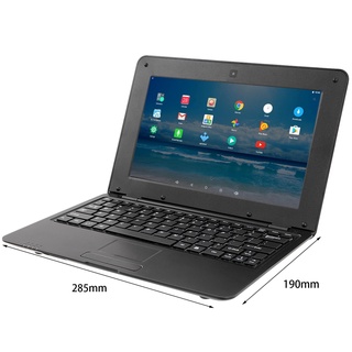 HD Portable 10.1Inch Quad Core Android System Without Optical Drive Mini Black Laptop Netbook(US Plug) (3)