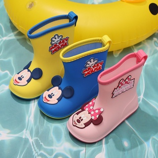 Mickey/Minnie botas de lluvia ligeras antideslizantes para niños y niñas