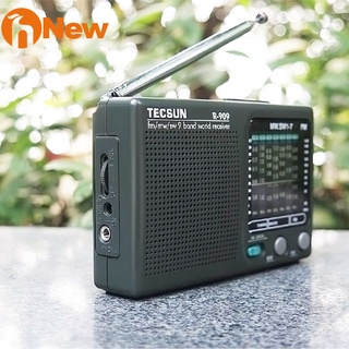HotSale Radio Portátil FM MW (AM) SW (Wave Corta) 9 Bandas Receptor Mundial TECSUN R-909 bommmm9