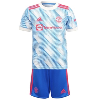 ¡listo En inventario! ¡camisa Adidas! 21-22 Manchester United fuera Camiseta De fútbol De algodón Puro transpirable Para el hogar